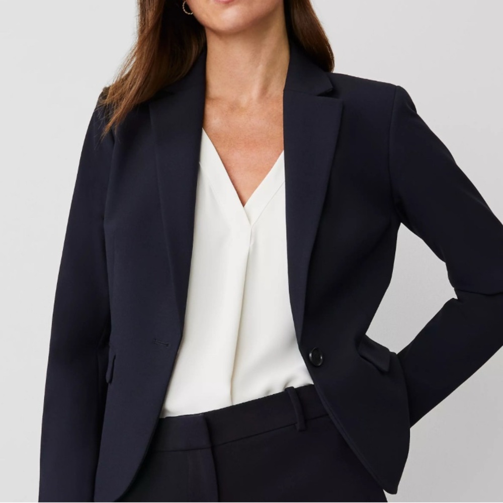 Classic Navy blazer from Ann Taylor